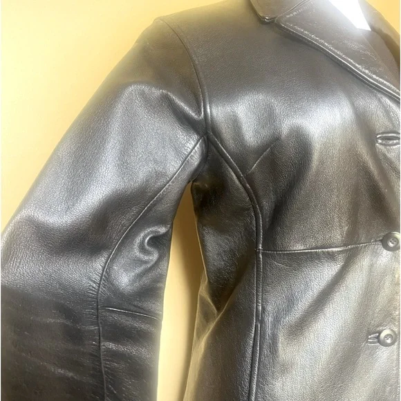 Vintage Wilsons Women’s Black Leather Jacket - Picture 6 of 14